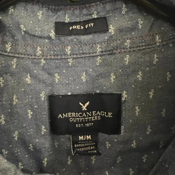 American Eagle Medium Prep Fit Shirt - Picture 3 of 4